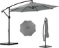 NEWBULIG 10FT Patio Umbrella, Offset Cantilever Outdoor Patio Table Umbrella, UV Protection, Fade Resistant Fabric, Easy Tilt Adjustment for Pool, Deck, Garden, Backyard