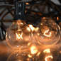 String Lights 100 Ft Outdoor Waterproof with 105 G40 Warm White Bulbs