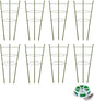 8 Pack Plant Support Tomato Cages for Garden, 18 Inches Small Tomato Cages and Supports with Adjustable Rings for Garden Pots, Plant Stakes Tomato Trellis Rings for Climbing Plants