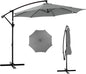 NEWBULIG 10FT Patio Umbrella, Offset Cantilever Outdoor Patio Table Umbrella, UV Protection, Fade Resistant Fabric, Easy Tilt Adjustment for Pool, Deck, Garden, Backyard