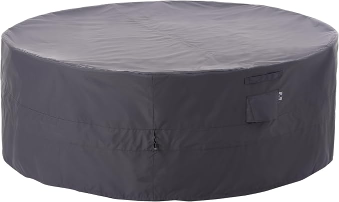 WJ-X3 Ripstop 84 Round Patio Table Cover, Waterproof, UV Resistant, Anti-Fading by WJ-X3