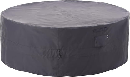 WJ-X3 Ripstop 84 Round Patio Table Cover, Waterproof, UV Resistant, Anti-Fading by WJ-X3