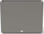 Veradek Block Series Span Plastic Planter - Tall Rectangular Planter for Indoor or Outdoor Patio/Porch, Gray, 30" in Height, 10" in Width, 38" in Length