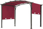 85''x 208'' Universal Doubleton Steel Pergola Replacement Cover for Pergola L-PG080PST, (Burgundy)
