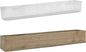 CYS EXCEL Rectangle Wood Planter Box with Removable Plastic Liner (H:4" Open:34"x5") | Multiple Size Choices Wood Rectangular Planter | Indoor Decorative Window Box