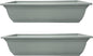 The HC Companies 24 Inch Mojave Window Planter Box with Drainage Holes, Lightweight UV-Resistant Plastic Outdoor Planters, 2-Pack Flower Box for Garden & Home Decor, Sage Green