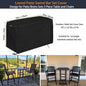 Furniture Set Covers, Black Waterproof 600D Bar Height Cover, 70 x 32 Inch