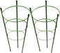 LEOBRO Tomato Cage, 2 PCS Small Plant Support Cage Rust Resistant Garden Ring Stake Plant Support for Tomato, Trellis, Climbing Plant, Flower, Plant Cages for Small Plants,17.7" H