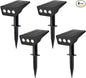 Solar Spot Lights Outdoor, Solar Landscape Spotlights Waterproof Adjustable Light House Lights Spot Light for Yard (4)
