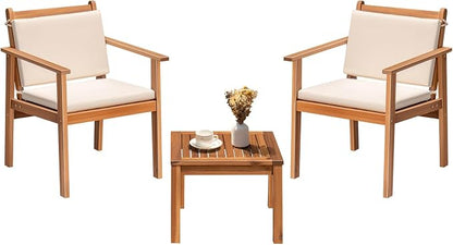 Greesum Outdoor Patio Furniture, 3 Piece Bistro Sofa Set by BuynowfromGreesum
