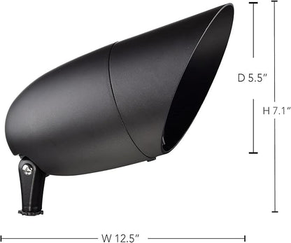 NUVO Lighting SF76/648 Transitional One Light Landscape in Bronze/Dark finish, 12.50 inches