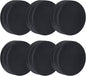 3LB Heavy Duty Outdoor Curtain Weights, Strong Magnetic Gazebo Curtain Weights, Rubber Covered Waterproof Drapery Weight, Prevent Curtain Liner from Blowing Around, Black, 6 Pairs