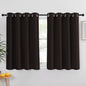 NICETOWN Blackout Curtain Panel for Window - Triple Weave Energy Saving Thermal Insulated Solid Grommet Blackout Drape for Kitchen (Single Panel, 52 inches by 54 inches, Toffee Brown)