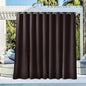 NICETOWN Outdoor Curtainch for Patio Waterproof 140 inch Wide, Rustproof Grommet Thermal Insulated UV Blocking Cabana Curtainch & Drape, Privacy Safe Shade for Pergola, Natural, 1 PC, 95-Inch Long