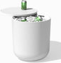 Veradek Kona Cooler Side Table – 2-in-1 Outdoor Patio Side Table w/Cooler | Insulated 40L Capacity | Modern Accent Décor for Hosting, BBQ, Poolside