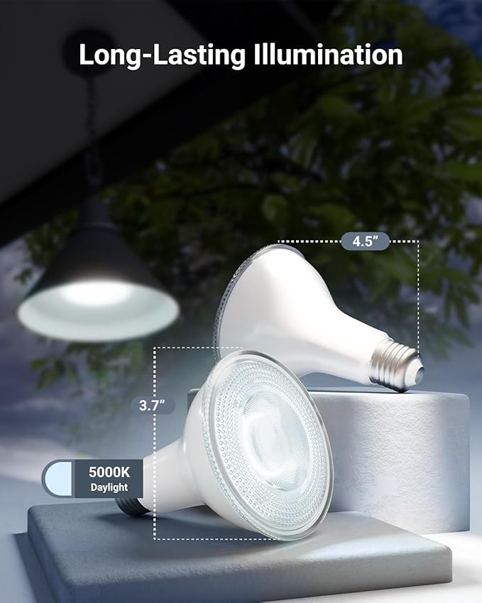 Sunco 16 Pack LED PAR30 Dusk to Dawn Light Bulb for Outside Porch, Patio, Backyard, 11W=75W, 850 LM, 5000K Daylight , Non-Dimmable, Photocell Sensor, UL