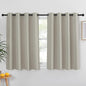 NICETOWN Short Blackout Curtain for Bedroom - Window Treatment Thermal Insulated Grommet Room Darkening Sound Reducing for Kids Room/Nursery (Natural, 1 Panel, W52 x L54)