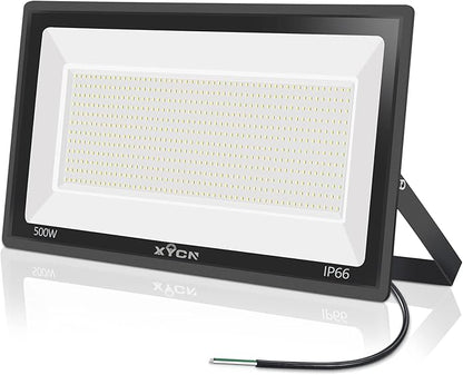 500W LED Flood Light,(2750W Equivalent) Super Bright 58,500LM Daylight 5000K IP66 Waterproof Security Outdoor LED Arena Lights,Commercial Lighting Floodlight for Backyard|Court|Stadium|Fields