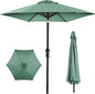 Best Choice Products 10ft Outdoor Table Compatible Steel Polyester Market Patio Umbrella w/Crank and Easy Push Button Tilt