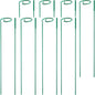 8 Pack Plant Stakes,Plant Support Stakes for Two Sizes(16 or 32 Inches),Plant Stakes for Outdoor Plants,Garden Flower,Tomato(Green)