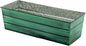 Achla Designs Galvanized Window Flower Box Planter-Green-Medium (24" L x 9.5" W x 7.5" H)