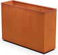 PLANTERCRAFT Extra Large Planters Outdoor Corten Steel Planter – 60x18x42 Inch Large Rectangular Planters for Outdoor Plants, Use as Privacy Screen or Patio Divider, Heavy Duty Metal Planter Rectangle