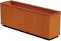Plantercraft Large Rectangular Planters for Outdoor Plants - 48x12x18 Inch Corten Steel Planter | Heavy Duty Metal Planter Box for Modern Patio & Landscape Design, Arrives Fully Assembled