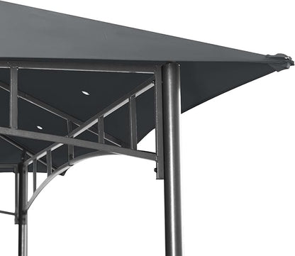 ABCCANOPY Gazebos for Patios 8x8 - Outdoor Steel Frame Gazebo for Lawn Backyard Garden Deck (Gray)