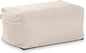 Jaxx Leon Outdoor Bean Bag Ottoman, White