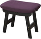 Foot Stools Ottoman, Small Soft Footrest Ottoman with Wood Legs, Sofa Footrest Extra Seating for Living Room Entryway Office