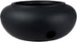 The HC Companies 21 Inch Garden Hose Pot - Durable Lightweight Plastic Decorative Hose Pot for Yard, 100-Foot Capacity Hose Storage, Black