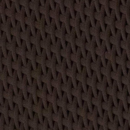 Flash Furniture Seneca Indoor/Outdoor Chocolate Brown Faux Rattan Coffee Table with Open Storage