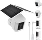 Solar Panel for Ring Camera Spotlight Cam Plus/Pro(Battery) & Stick Up Cam/Pro Battery,4W 5V 10ft Long Cable with USB-C to Barrel Plug Adapter (White,Camera is not Included)