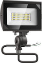 dephen 30W LED Flood Lights Outdoor with Knuckle Mount, 3450Lumen 120V Landscape Lighting, 5000K IP65 Waterproof Security Spotlight for Yard Patio Garden House (UL-Listed)