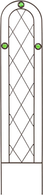 Arcadia Garden Products TR01 4' x 10" Arched Garden Trellis, Black