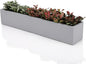 14.5-Inch Grey Rectangle Concrete Succulent Planter Windowsill Boxes