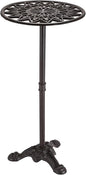 OwnMy Cast Iron Tall Plant Stand Heavy Duty Vintage Flower Pot Holder Stand, Decorative Round Potted Plant Holder Rack, Indoor Outdoor Metal Plant Holder Wrought Iron Large Plant Stand for Home Garden
