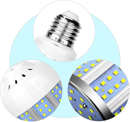 2 Pack 280W Equivalent LED Corn Light Bulb, 4000 Lumen 6500K Cool White Daylight 40W LED Corn Lamp,E26/E27 Medium Base,for Indoor Outdoor Warehouse Garage Basement Backyard Factory Barn and Many Area