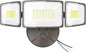 Onforu 75W Flood Lights Outdoor, 7000LM Brightness Security Lights Switch Controlled, 3 Adjustable Heads, IP65 Waterproof, 6500K Wall Mount Exterior LED Flood Light