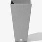 Veradek V-Resin Indoor/Outdoor Taper Planter (26 inch, Grey)