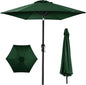 Best Choice Products 10ft Outdoor Table Compatible Steel Polyester Market Patio Umbrella w/Crank and Easy Push Button Tilt