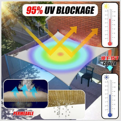 ColourTree Sun Shade Sail Sample Set Standard CTTAPS1616