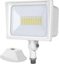 DEWENWILS 65W LED Flood Light Outdoor, 6670 LM Super Bright(500W Equivalent) IP65 Waterproof Knuckle Mount LED Security Light, 5000K Daylight Flood Light for Garden, Yard, Garage, UL Listed, White