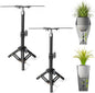AZEAM Adjustable Plant Risers for Inside Pots, 2 PCS Planter Inserts Fillers for Large Flower Pots, Height Planter Lifter Stand for Outdoor Indoor Plants, 12"- 16" Raise with 4"-12" Top Support
