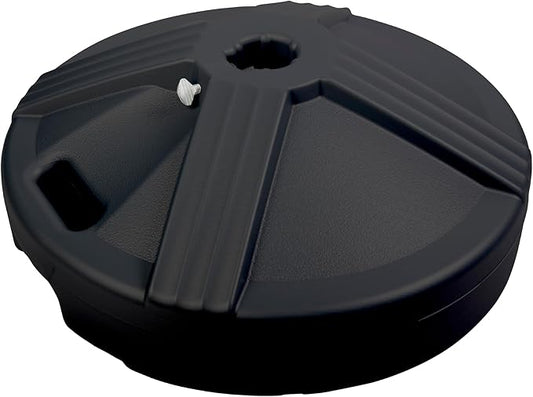 US Weight Durable Fillable Umbrella Base for Patio Table - 50 Pound Capacity Heavy Duty Adjustable Stand for Outdoor Umbrellas - Made in The USA