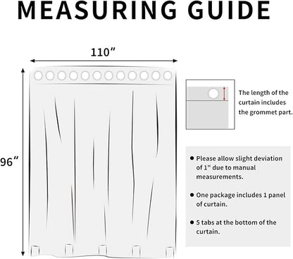 Easy-Going Linen Look Outdoor Curtains Waterproof Windproof Porch Curtains, Soft Thicken Outdoor Privacy Curtains for Patio, Gazebo, Grommet Top and Tab Bottom Drape, 1 Panel, 110x96 inch, Terra Red