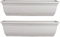 The HC Companies 24 Inch Mojave Window Planter Box with Drainage Holes, Lightweight UV-Resistant Plastic Outdoor Planters, 2-Pack Flower Box for Garden & Home Decor, Cottage Stone