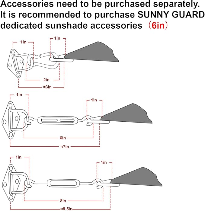 SUNNY GUARD Custom Size 19'x22'x29.1' Triangle Terra Red UV Block Sunshade for Backyard Yard Deck Patio Garden Outdoor Activities and Facility(Customized)
