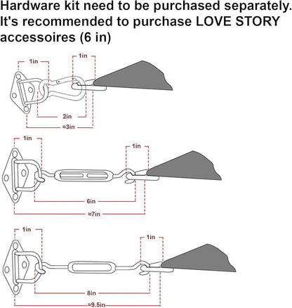 LOVE STORY Custom Size 5'x9' Silver Grey Sun Shade Sail Rectangle UV Block Canopy Patio Sail Sunshades Fabric for Outdoor Garden Carport (We Make Custom Size)