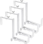Adjustable Planter Box Bracket, Flower Box Holder Brackets for Deck Railing, Window Box Hanging Brackets for Patio Garden Fence Pergola Balcony Supporting Heavy Planters-4 Pack